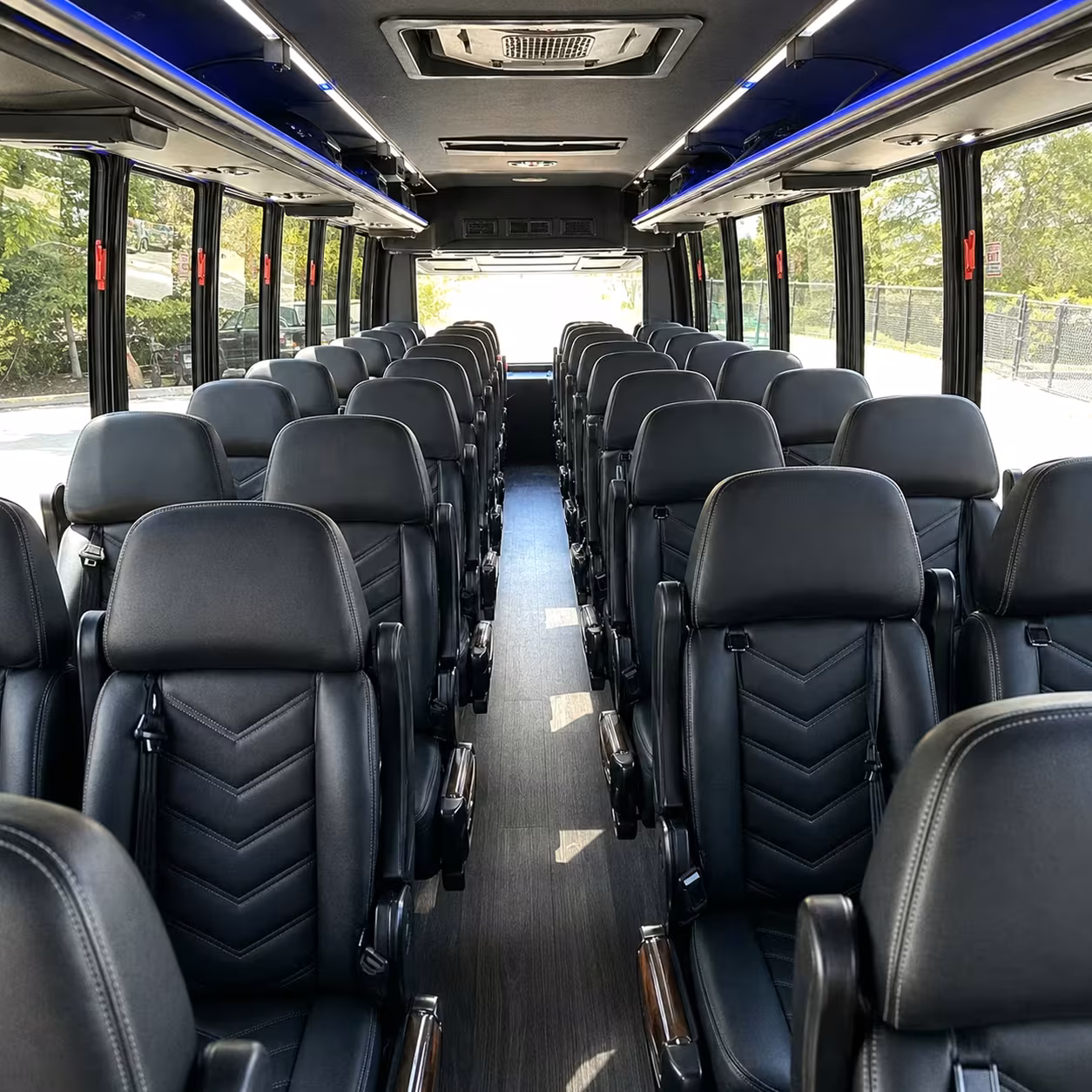 25 passenger minibus inside
