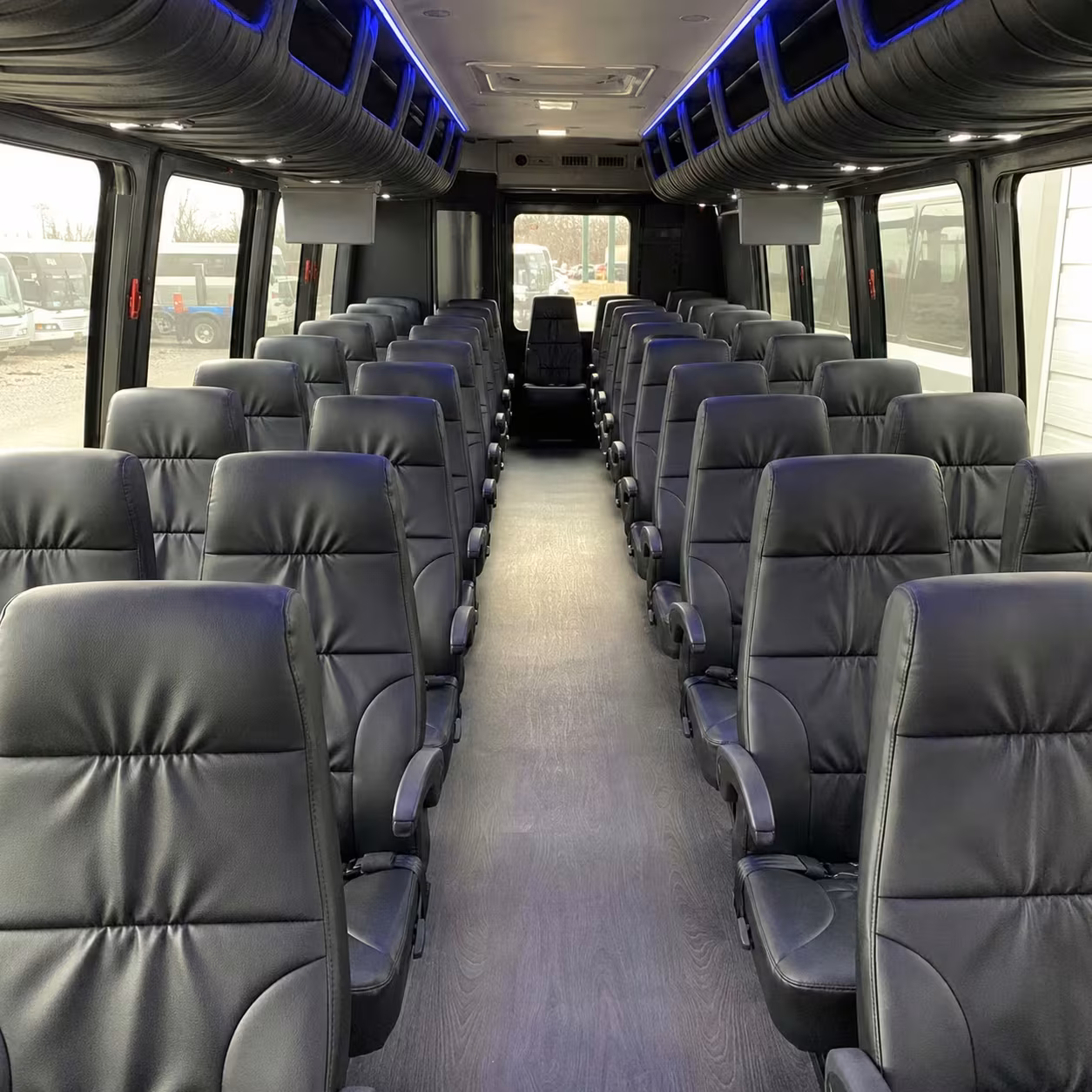 30 passenger minibus interior