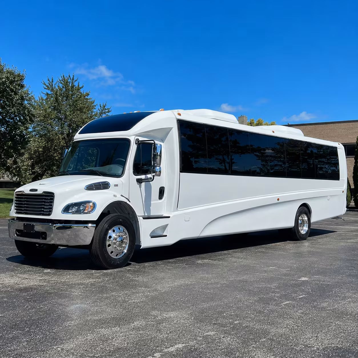 minibuses and charter buses for larger mobile prom groups