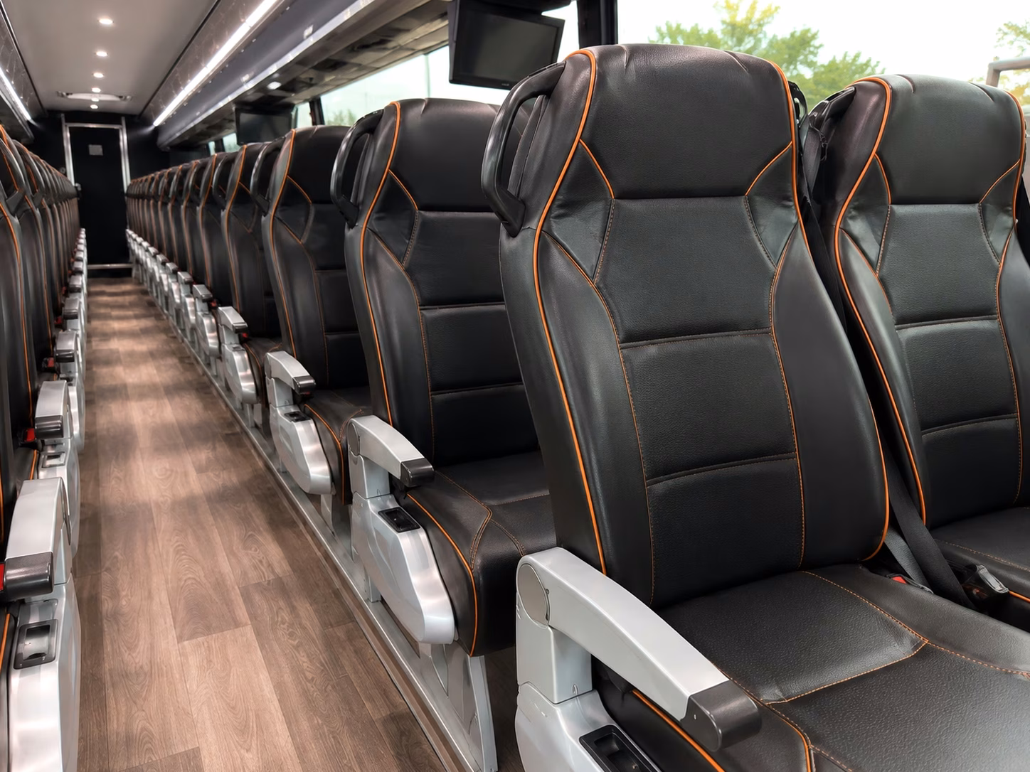 mobile charter bus interior gallery
