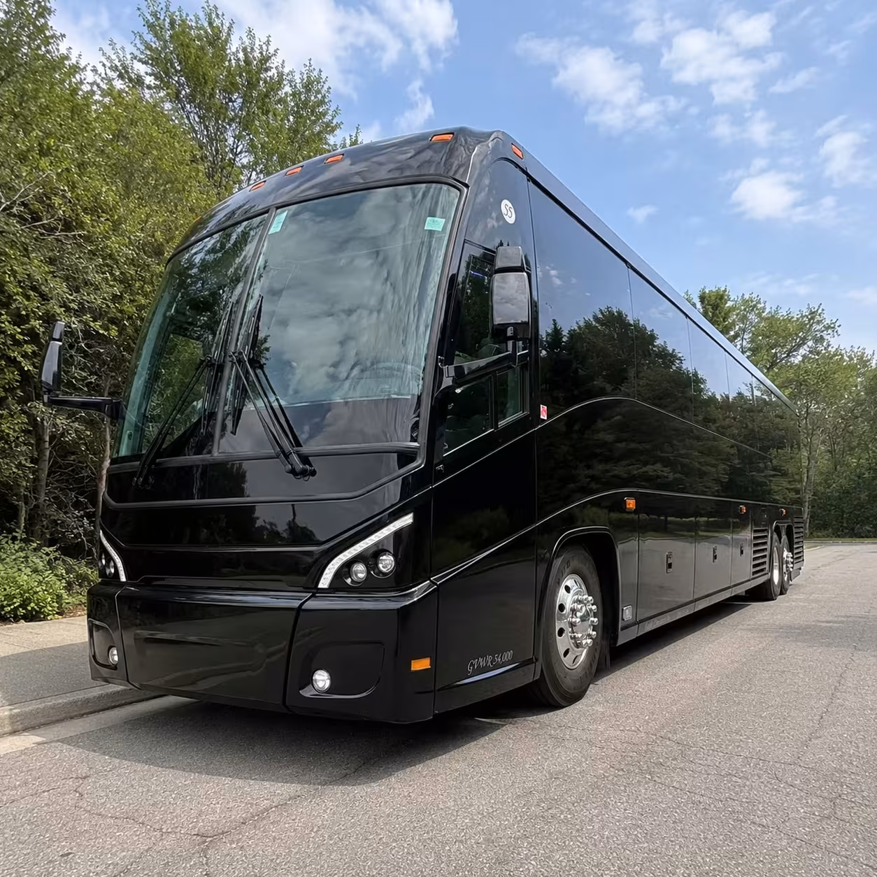 mobile long distance bus rentals