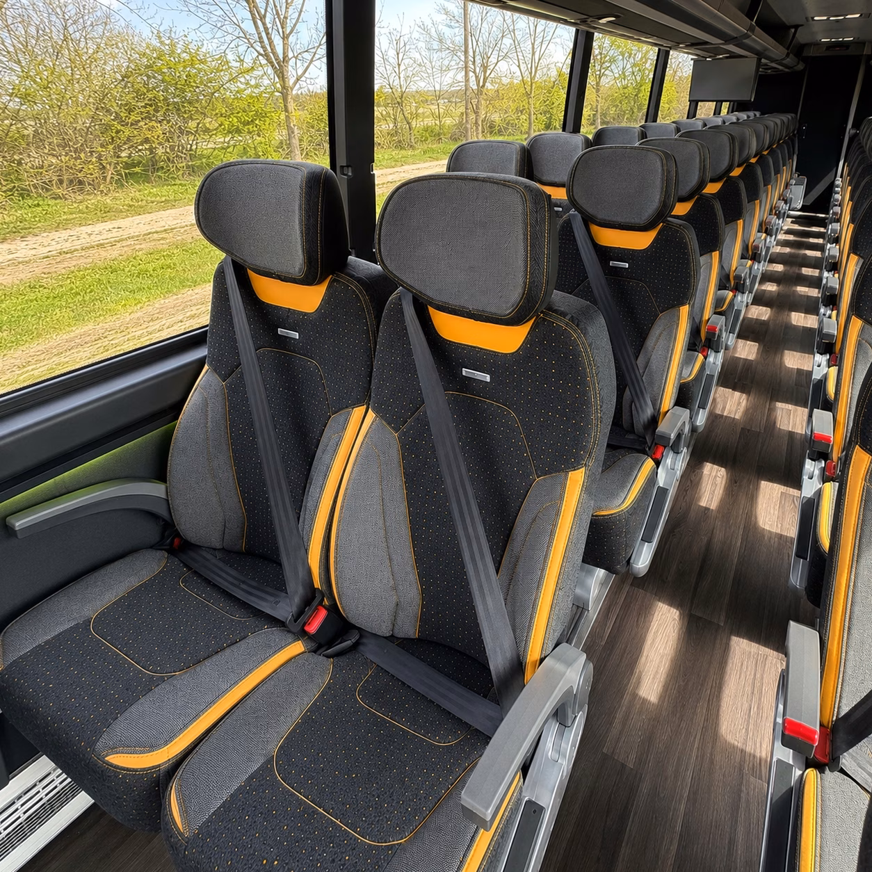 mobile long distance charter bus rentals