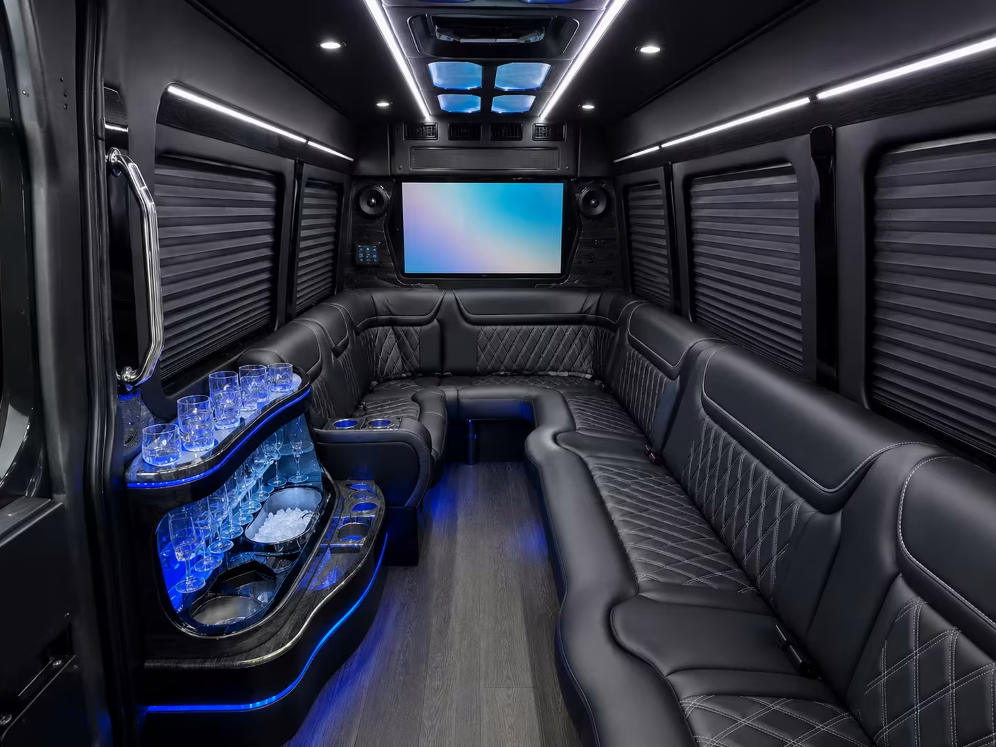 mobile regional airport shuttle buses for wedding guests