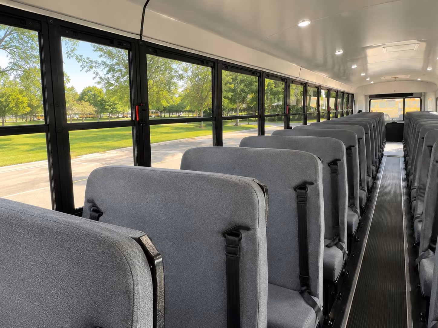 school bus interior