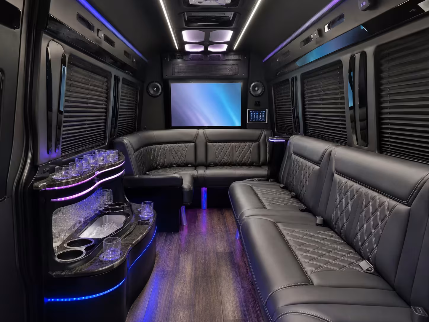 sprinter minibus and charter bus rentals for mobile concert groups