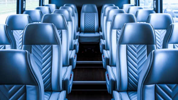 mobile 30 passenger minibus inside