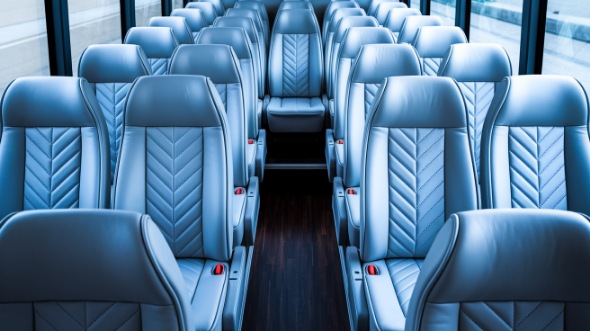 mobile 35 passenger minibus inside