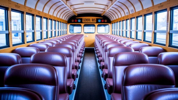 school bus rental interior baton rouge